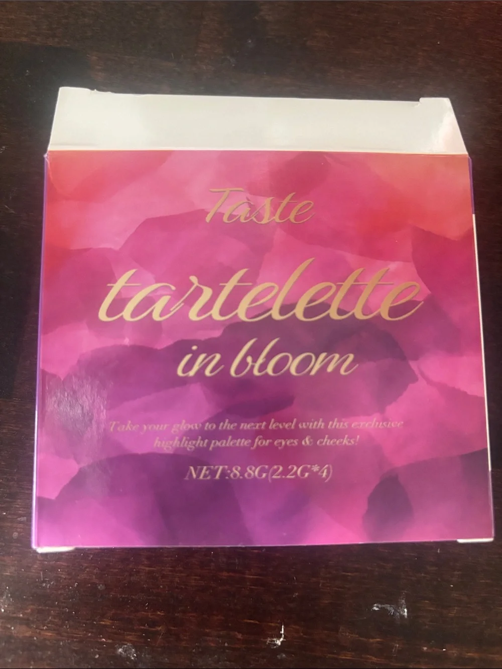 NIB Tartette In Bloom Highlighter & Blush Palette